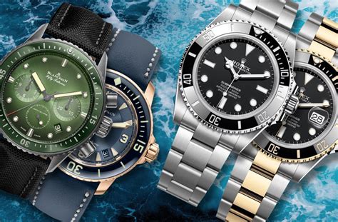 Comparing Blancpain Fifty Fathoms with Rolex Submariner